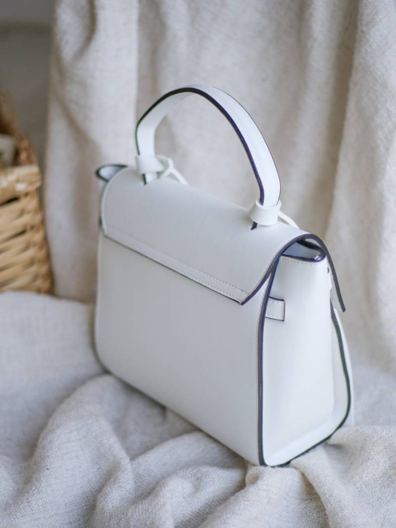 Сумка-трапеция "Рокфорд" с двумя завязками Romashka, Белый (3459)