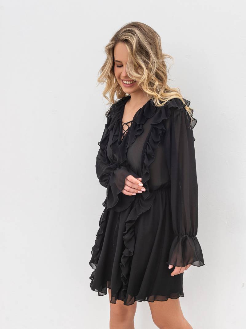 Платье "Пула" Romashka, Черный, L|XL 17880