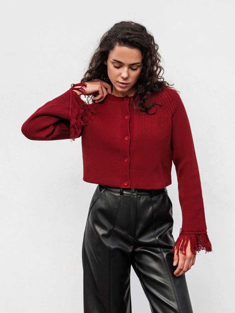 Кардиган "Шади" Romashka, Бордовый, M|L 19657