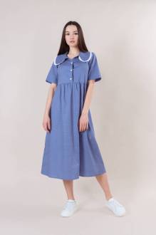 Платье "Кастилия" Romashka, Голубой, S|M (9242)