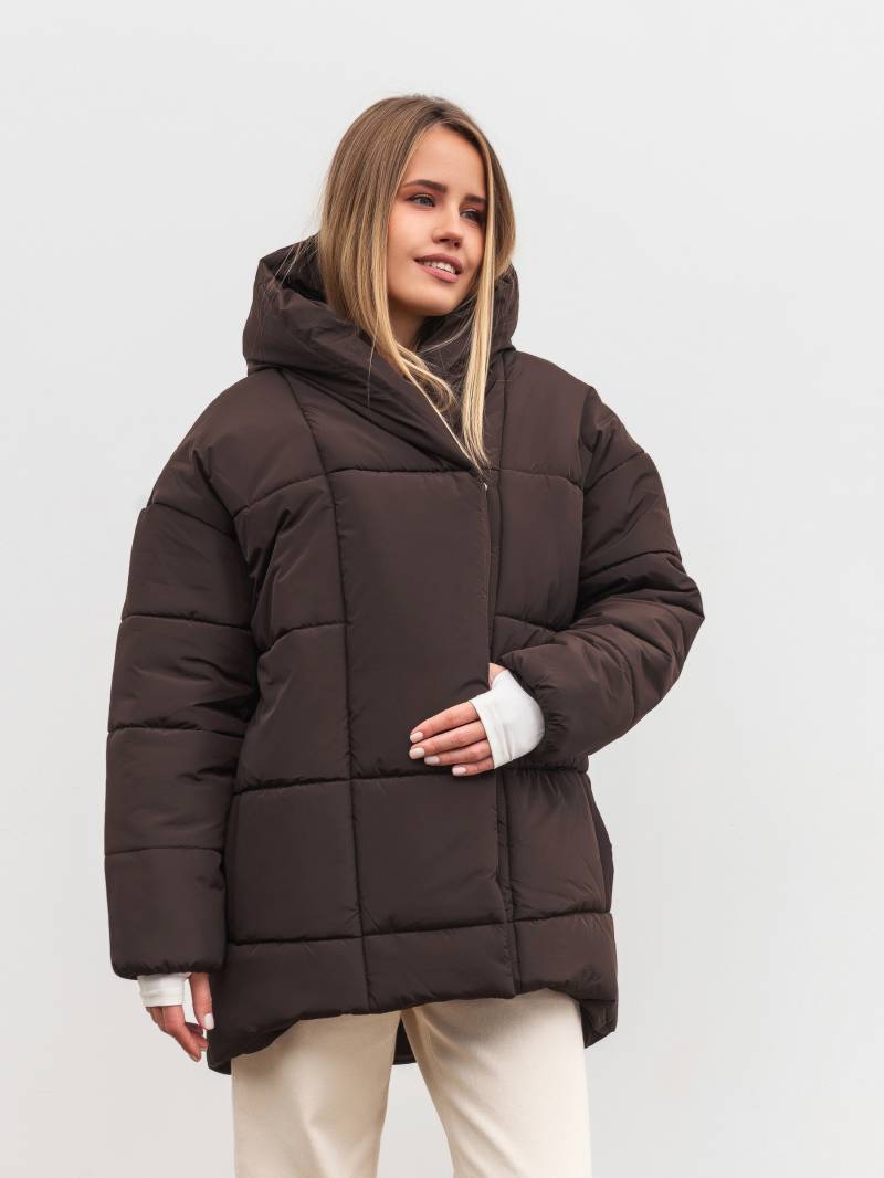Куртка-одеяло "Гренландия" Romashka, Шоколадный, M|L 19813