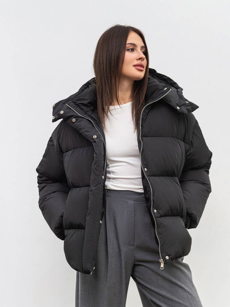 Пуховик "Монблан" Romashka, Черный, L|ХL 19861