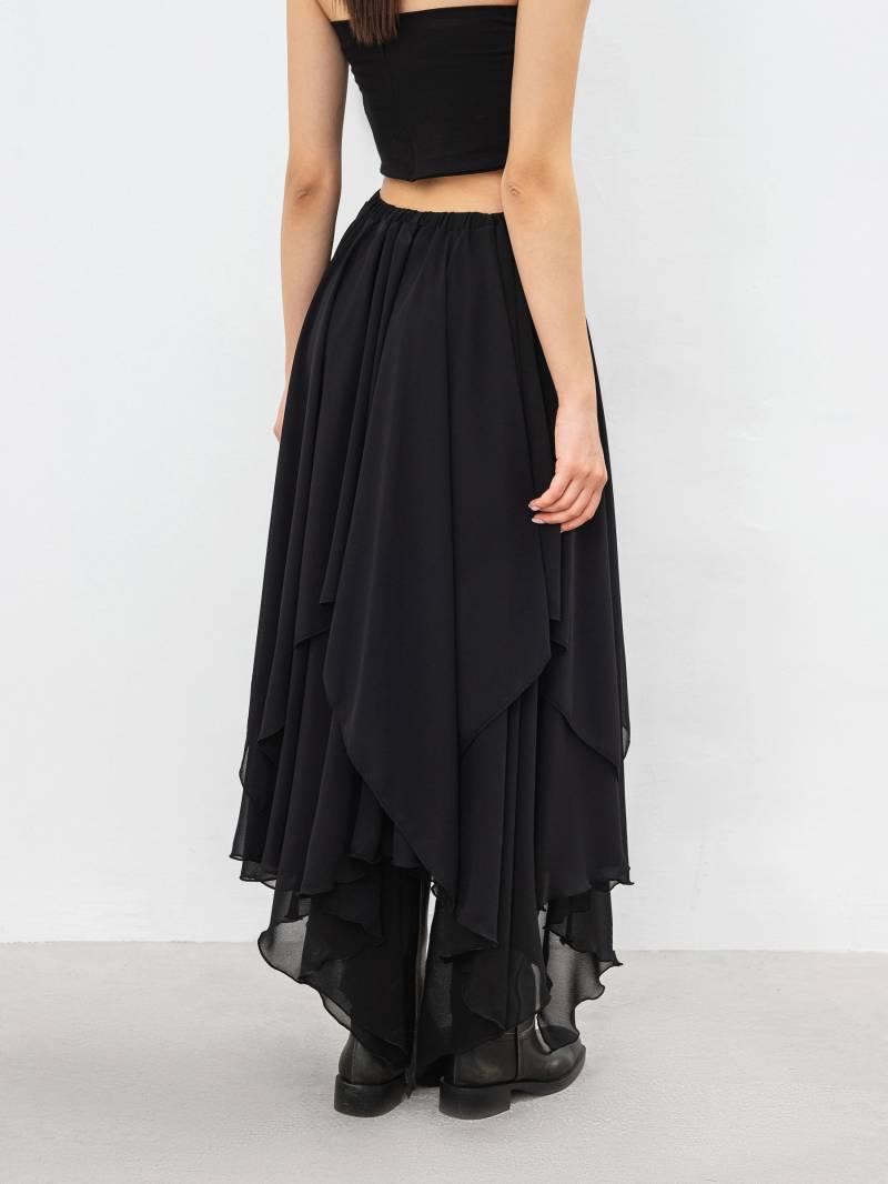 Юбка «Ревери» Romashka, Черный, ХS|S 19137