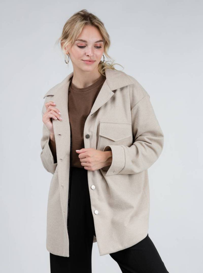 Куртка-рубашка "Спрингфилд" Romashka, Бежевый, S|M 10401