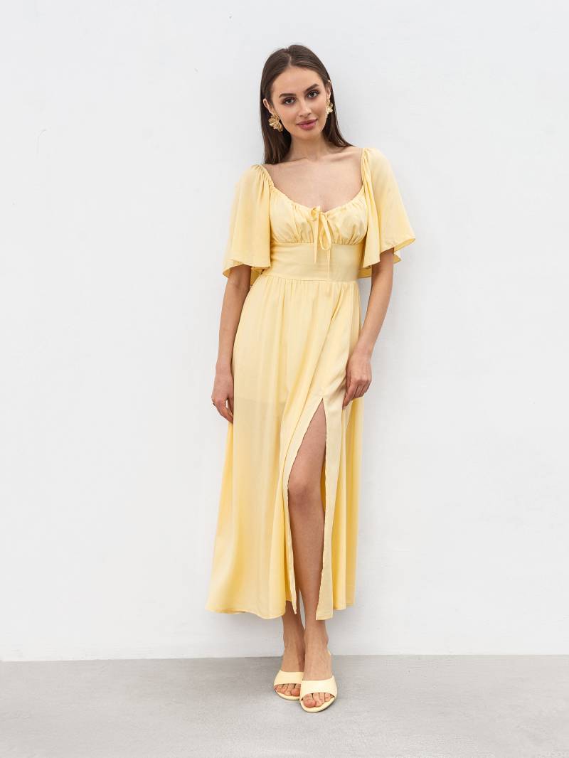 Платье "Аврора" Romashka, Желтый, XS|S 19217