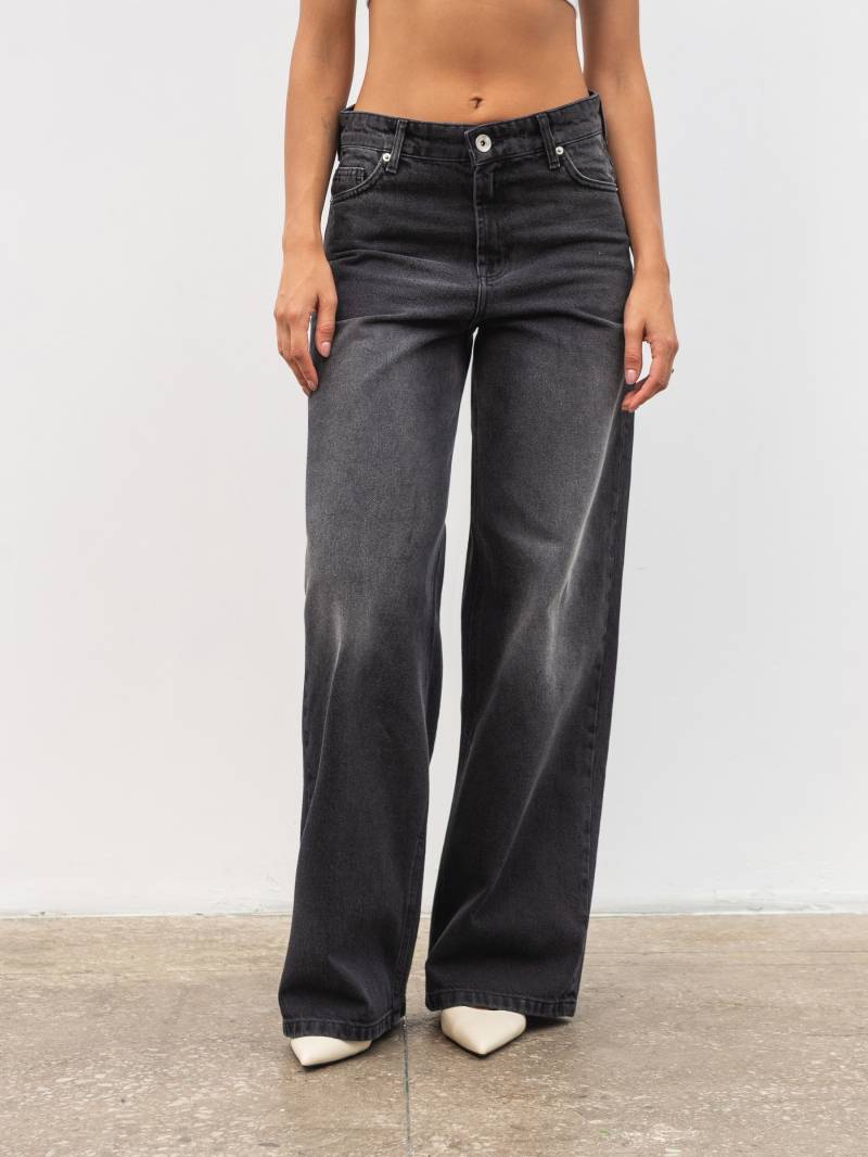 Джинсы "Вейв" Romashka, Темно-серый, XS 19652