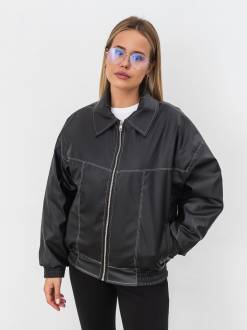 Бомбер "Роттердам" Romashka, Черный, S|M 18138