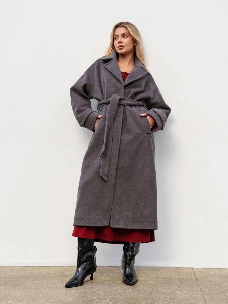 Пальто "Шейд" Romashka, Серый, S|M 19622