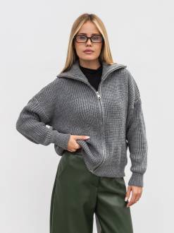Кардиган "Хоум" Romashka, Серый, 20641 One size