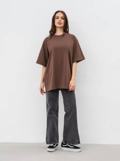 Футболка «Портленд» Romashka, Коричневый, One size Tall 17608