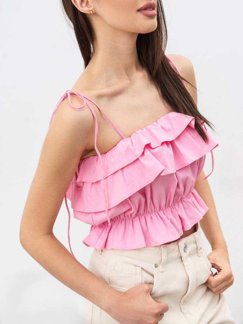 Топ "Лоле" Romashka, Розовый, XS|S 15574