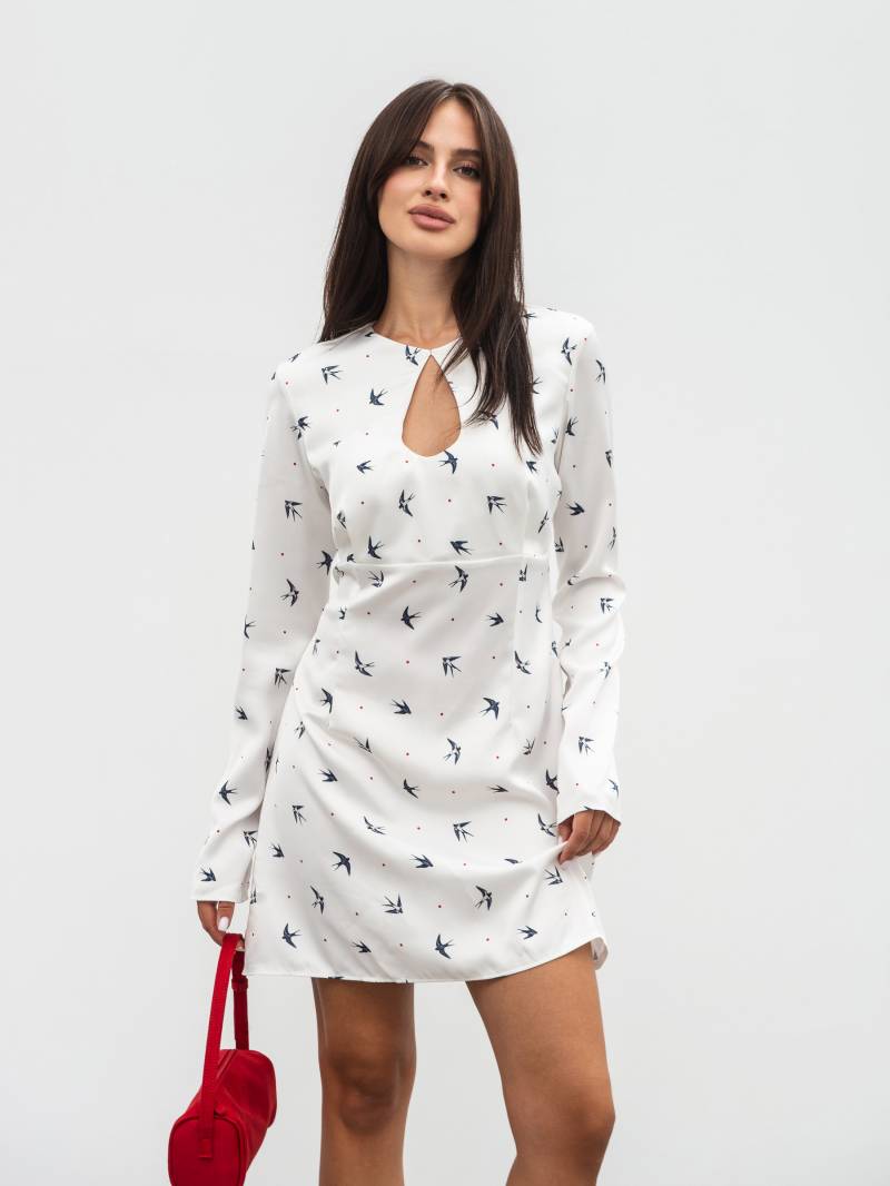 Платье "Ласточка" Romashka, Молочный+, XS 20535