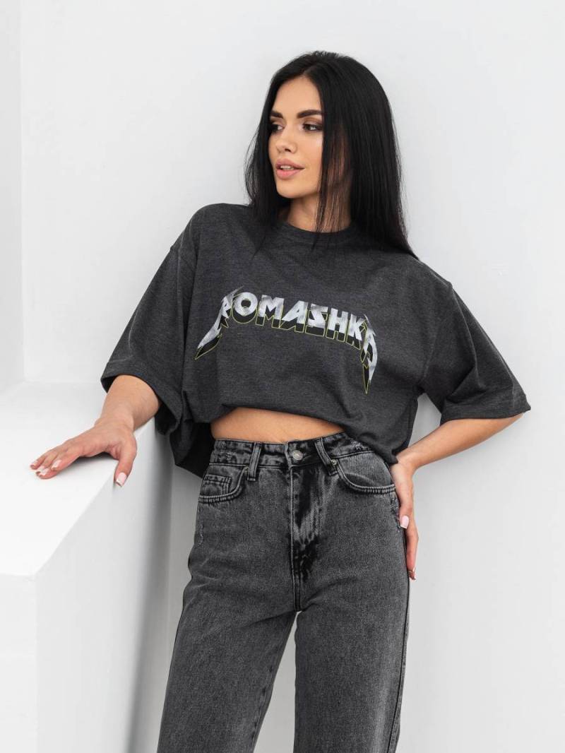 Футболка «Ромашка Гранж» Romashka, Серый, One size 16198