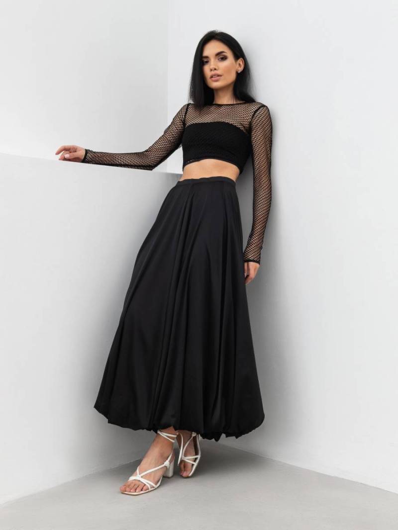 Юбка «Лиссе» Romashka, Чорний, XS 16151