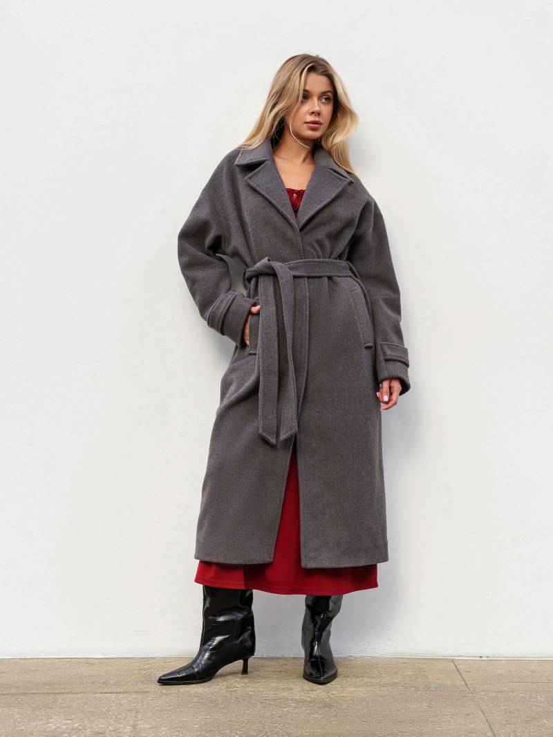 Пальто "Шейд" Romashka, Серый, S|M 19622