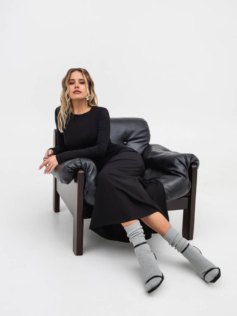 Платье "Люцерн" Romashka, Черный, XS 16773