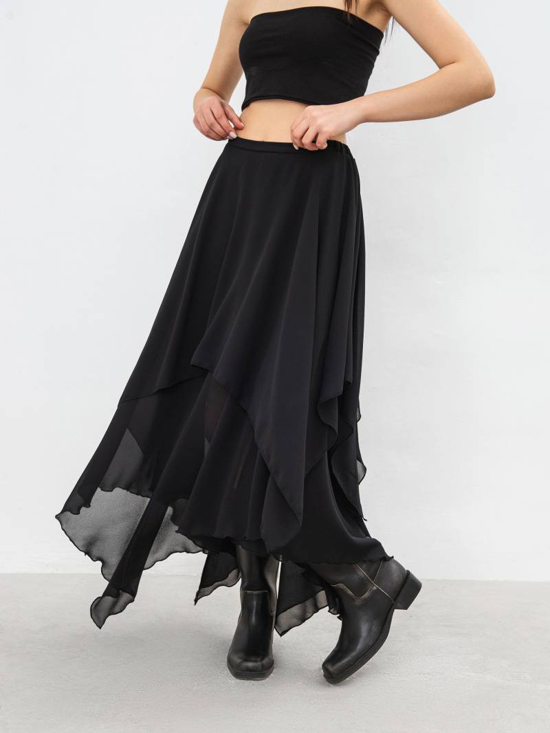 Юбка «Ревери» Romashka, Черный, ХS|S 19137