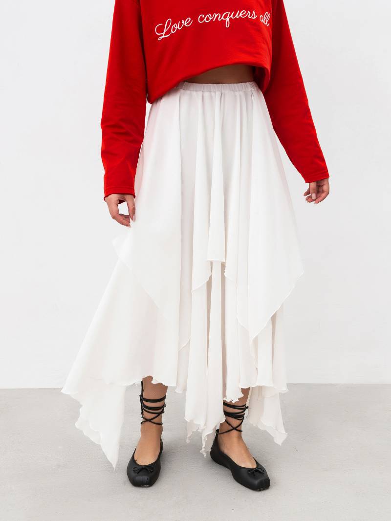 Юбка «Еннис» Romashka, Белый, L|XL 17854