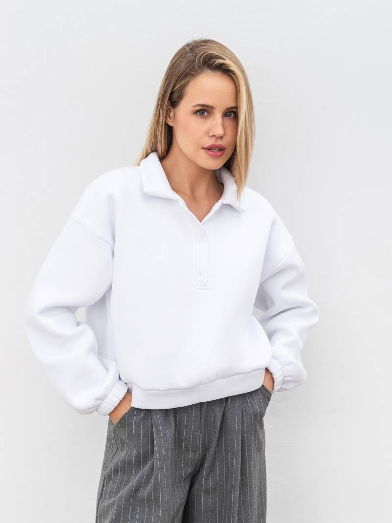 Свитшот "Бинли" Romashka, Белый, M|L 18730