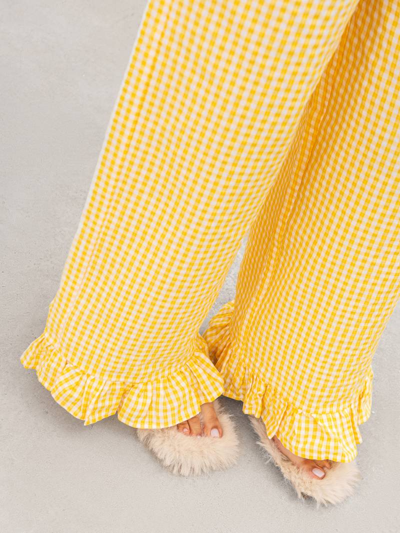 Штаны "Суфле" Romashka Желтый+, M 19434