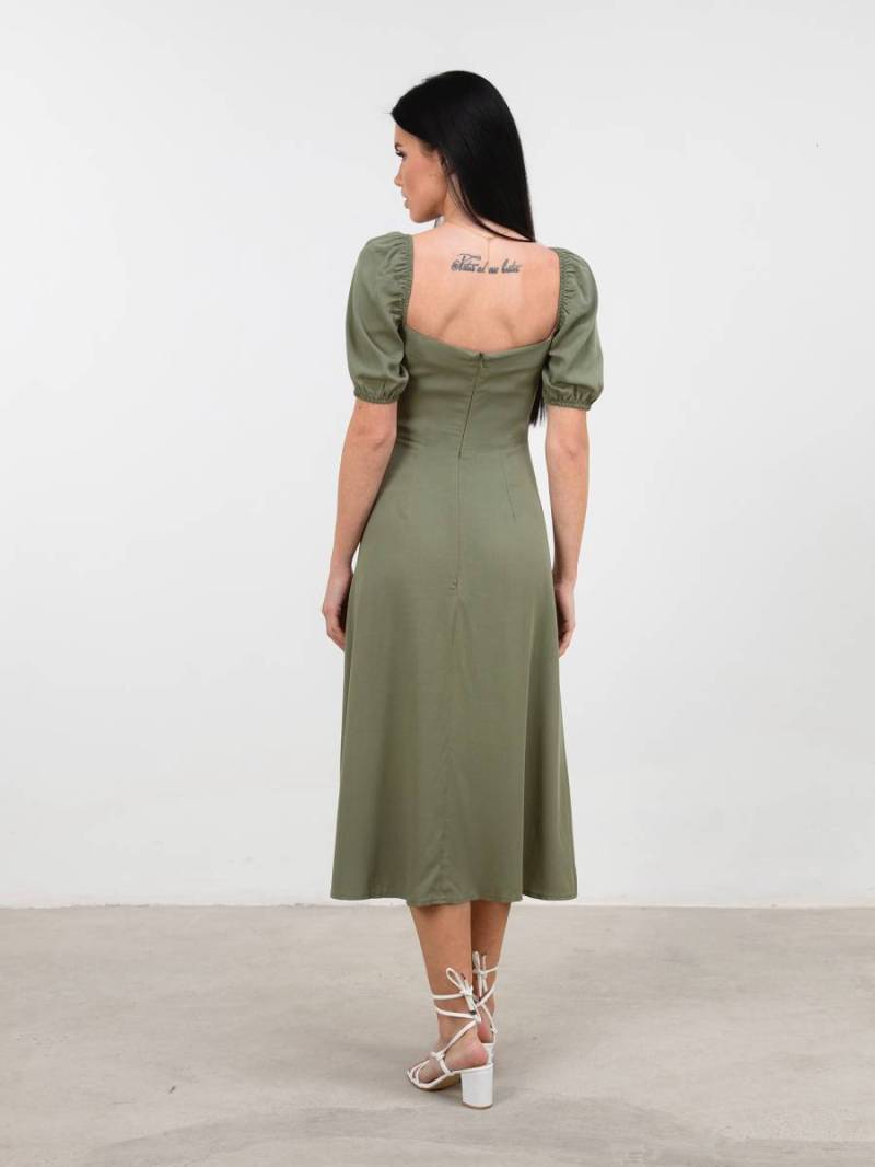 Платье «Сорренто» Romashka, Оливковый, M 15497