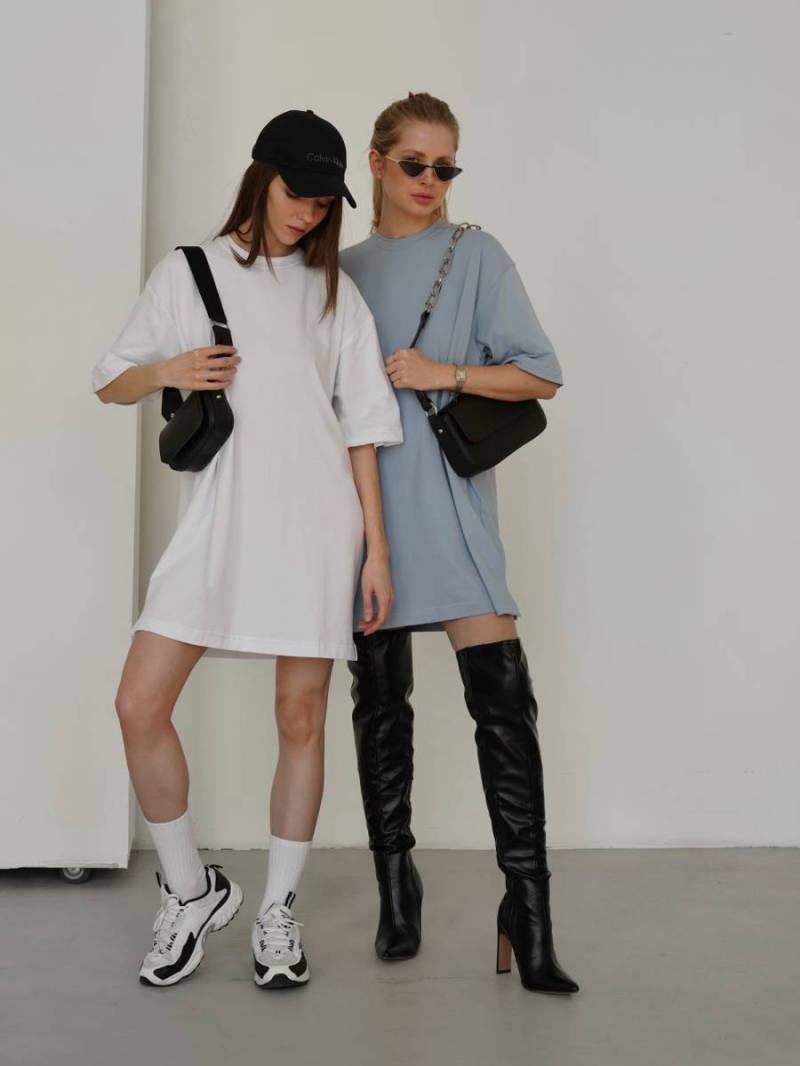 Платье-футболка «Арканзас» Romashka, Голубой, One size 15459