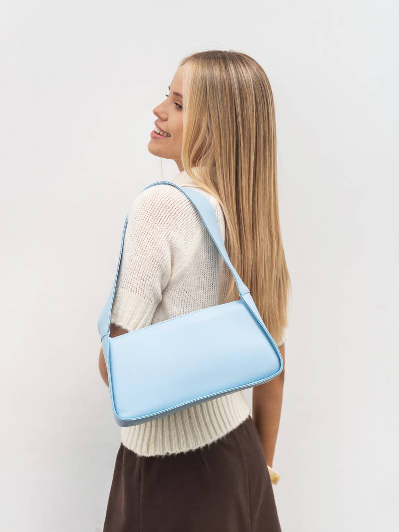 Сумка-багет "Наоми" универсальная Romashka, Голубой 20156