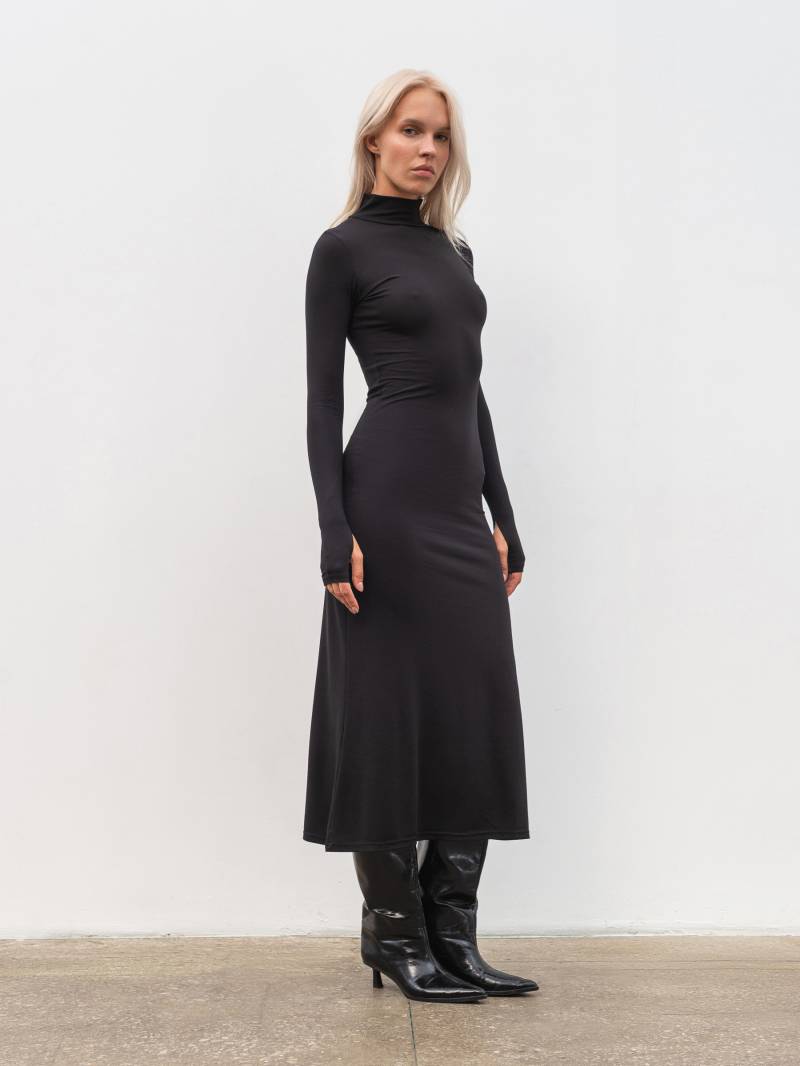 Платье "Дивайн" Romashka, Черный, S|M 19643