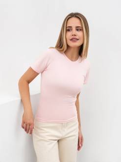Футболка «Слім» Romashka, Розовый, S 19387