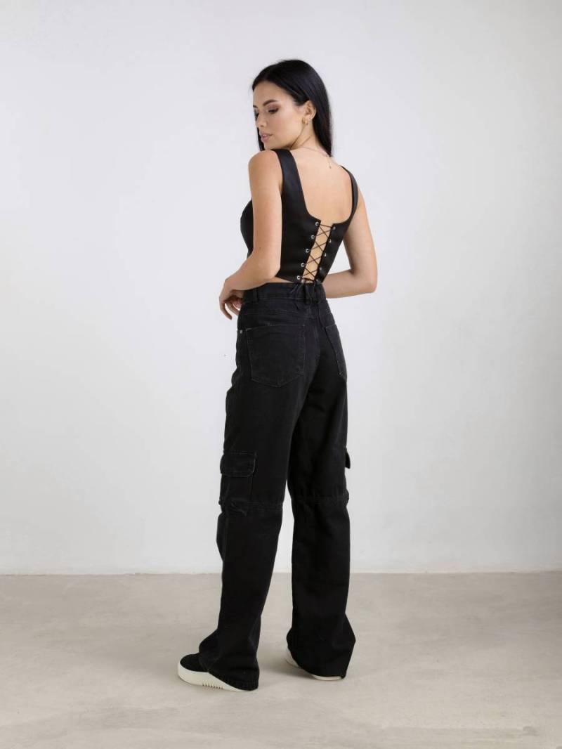 Топ-корсет "Лаос" Romashka, Чёрный, S 13611