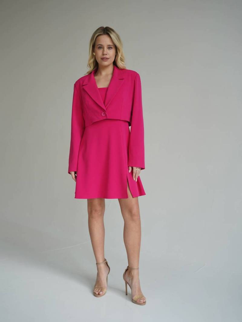 Пиджак «Талси» укороченный Romashka, Розовый, M|L 15292