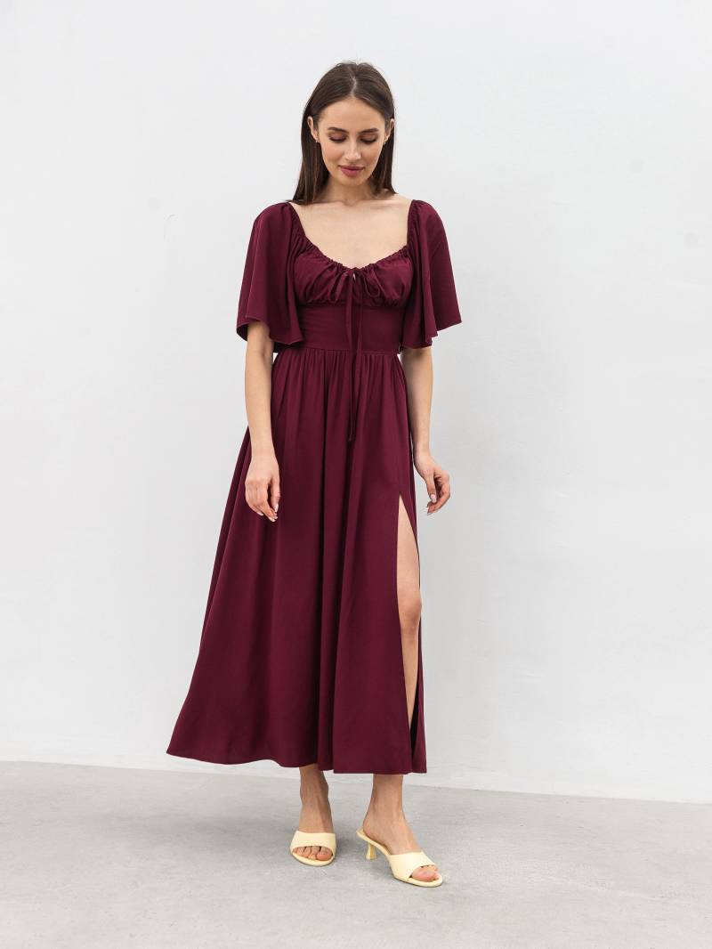 Платье "Аврора" Romashka, Бордовый, L|XL 19212