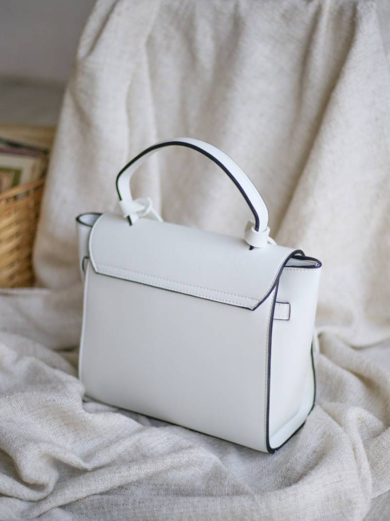 Сумка-трапеция "Рокфорд" с двумя завязками Romashka, Белый (3459)