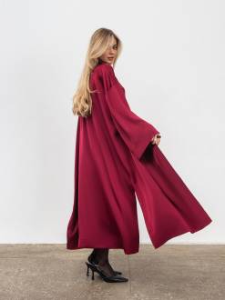 Кимоно удлиненное &quot;Найт&quot; Romashka, Бордовый, One size 19857