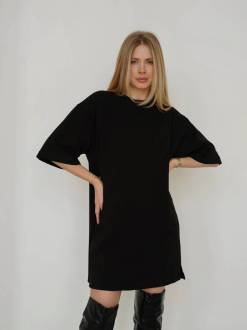 Платье-футболка «Арканзас» Romashka, Черный, One size 15457