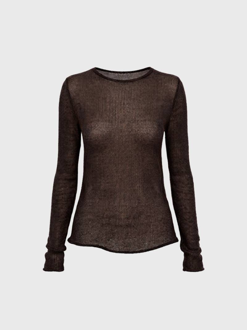 Лонг "Нуар" Romashka, Коричневый, One size 20076