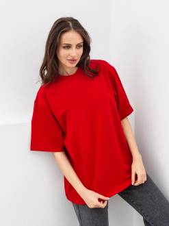 Футболка «Портленд» Romashka, Красный, One size Tall 17559