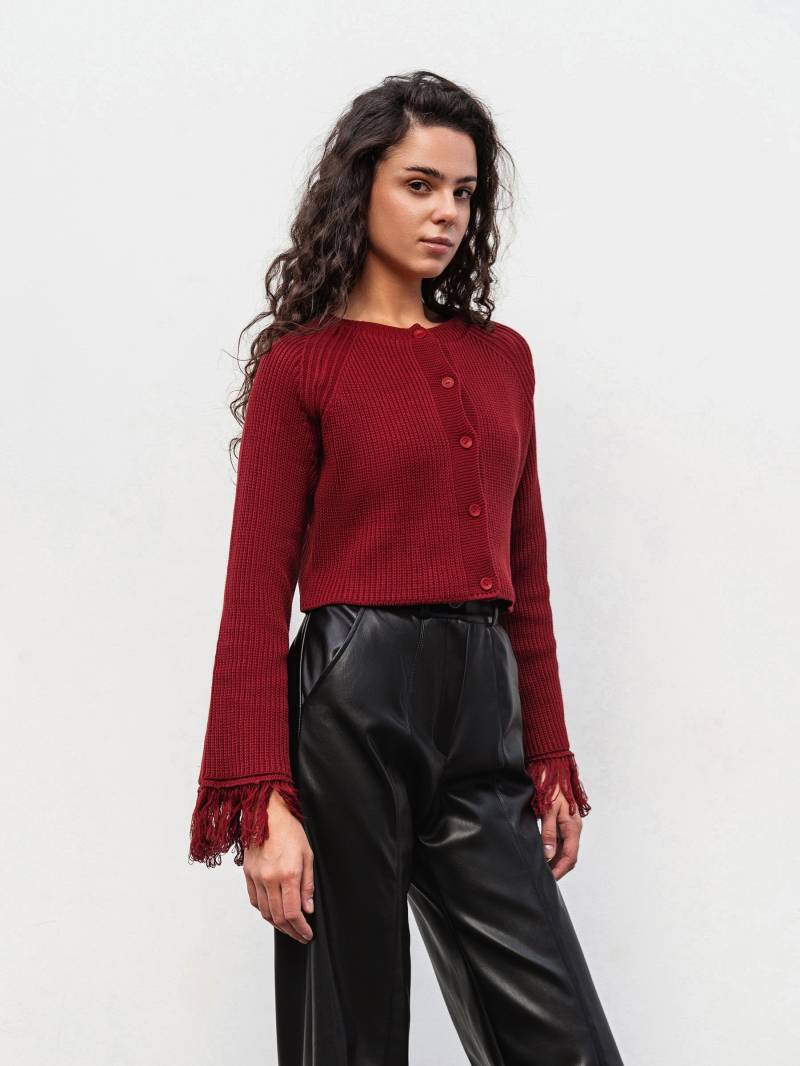 Кардиган "Шади" Romashka, Бордовый, M|L 19657