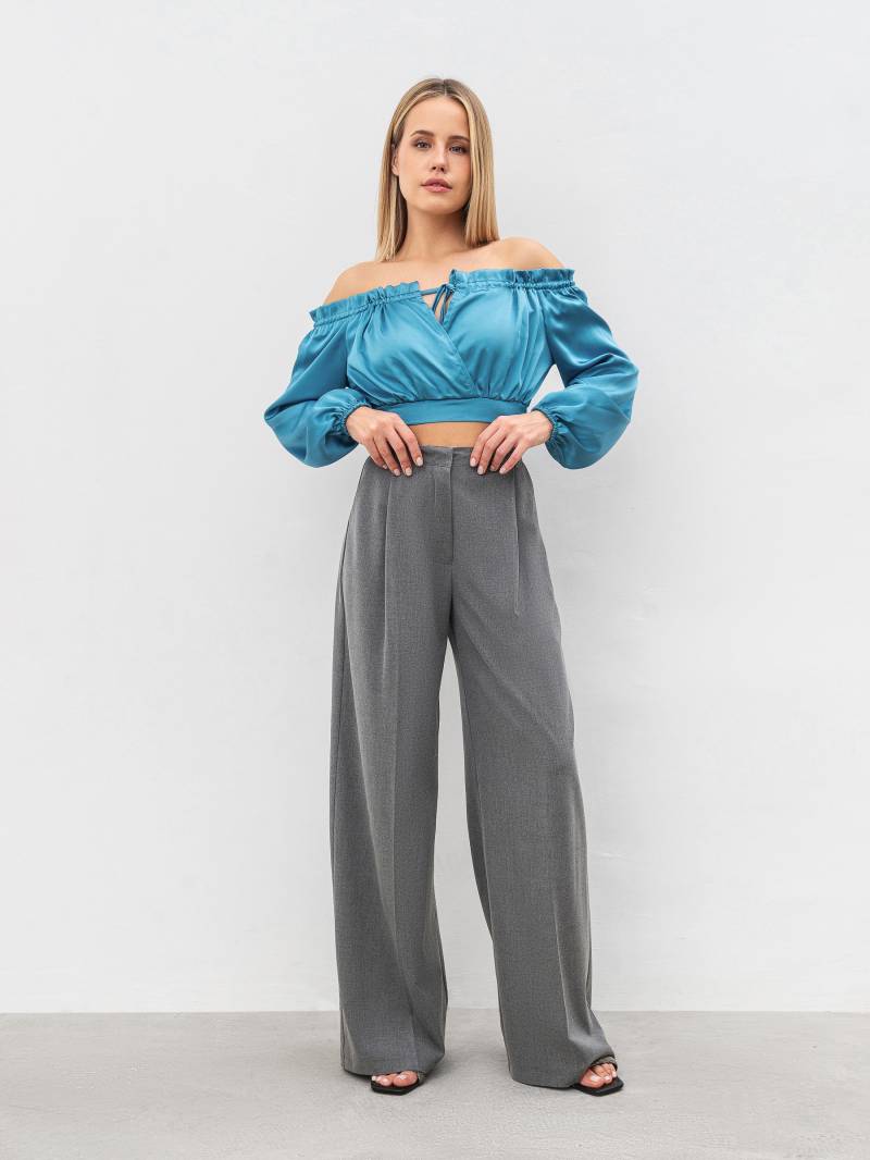 Блуза "Монпелье" ROMASHKA, Голубой M|L 14054