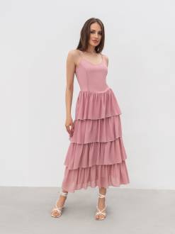 Платье "Ароза" Romashka, Розовый, XS 17553