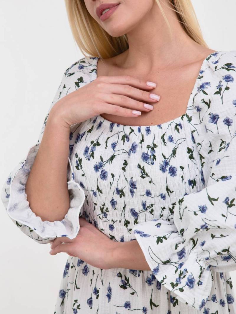 Платье "Витория" ROMASHKA, Белый, S/M 15550