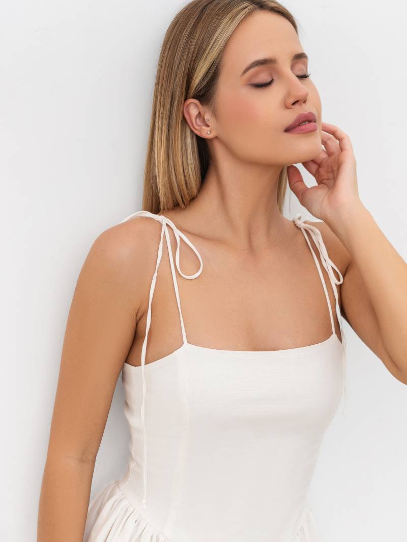 Платье "Биссен" Romashka, Молочный, L 17989