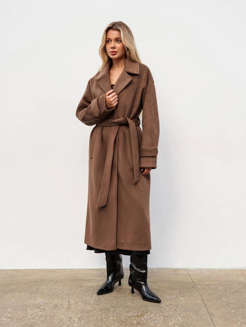 Пальто "Шейд" Romashka, Коричневый, XS|S 19624
