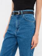 Ремешок «Акцент» Romashka, Черный с серебряной пряжкой 19361