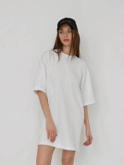 Платье-футболка «Арканзас» Romashka, Белый, One size 15458