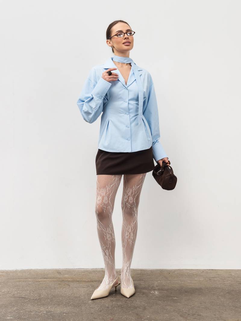 Рубашка "Мунривер" Romashka, Голубой, S|M 19991