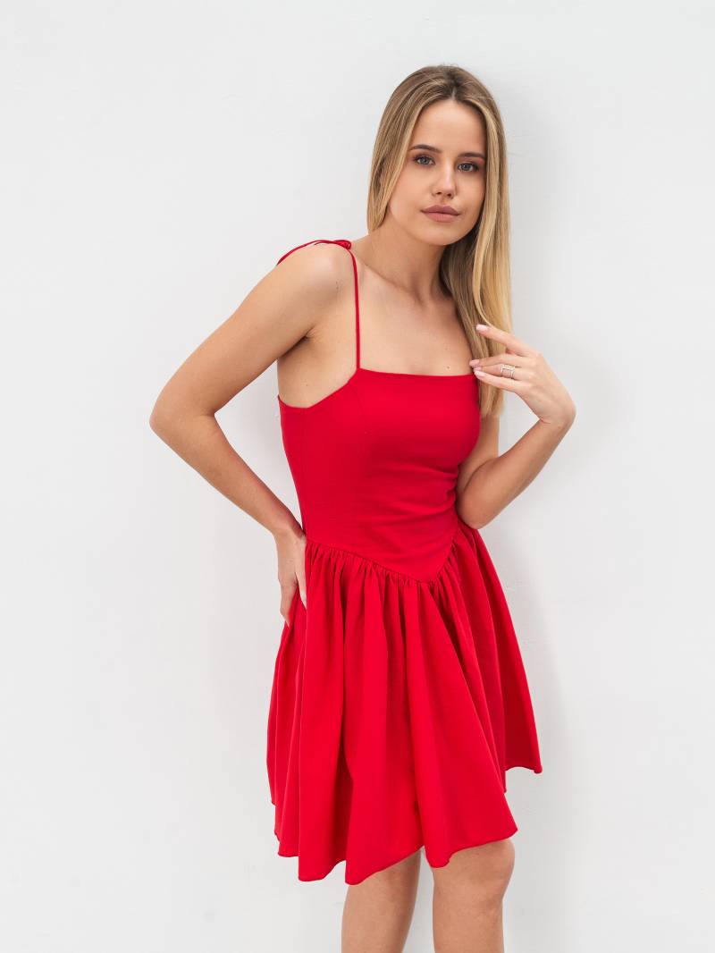 Платье "Биссен" Romashka, Красный, S 17911