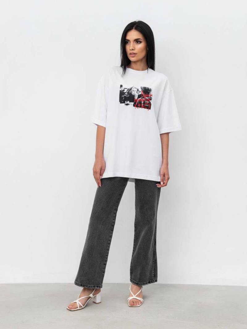 Футболка «Элизабет» Romashka, Белый, One size 16340