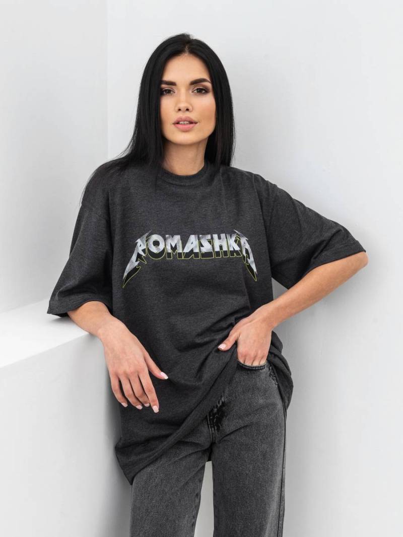 Футболка «Ромашка Гранж» Romashka, Серый, One size 16198