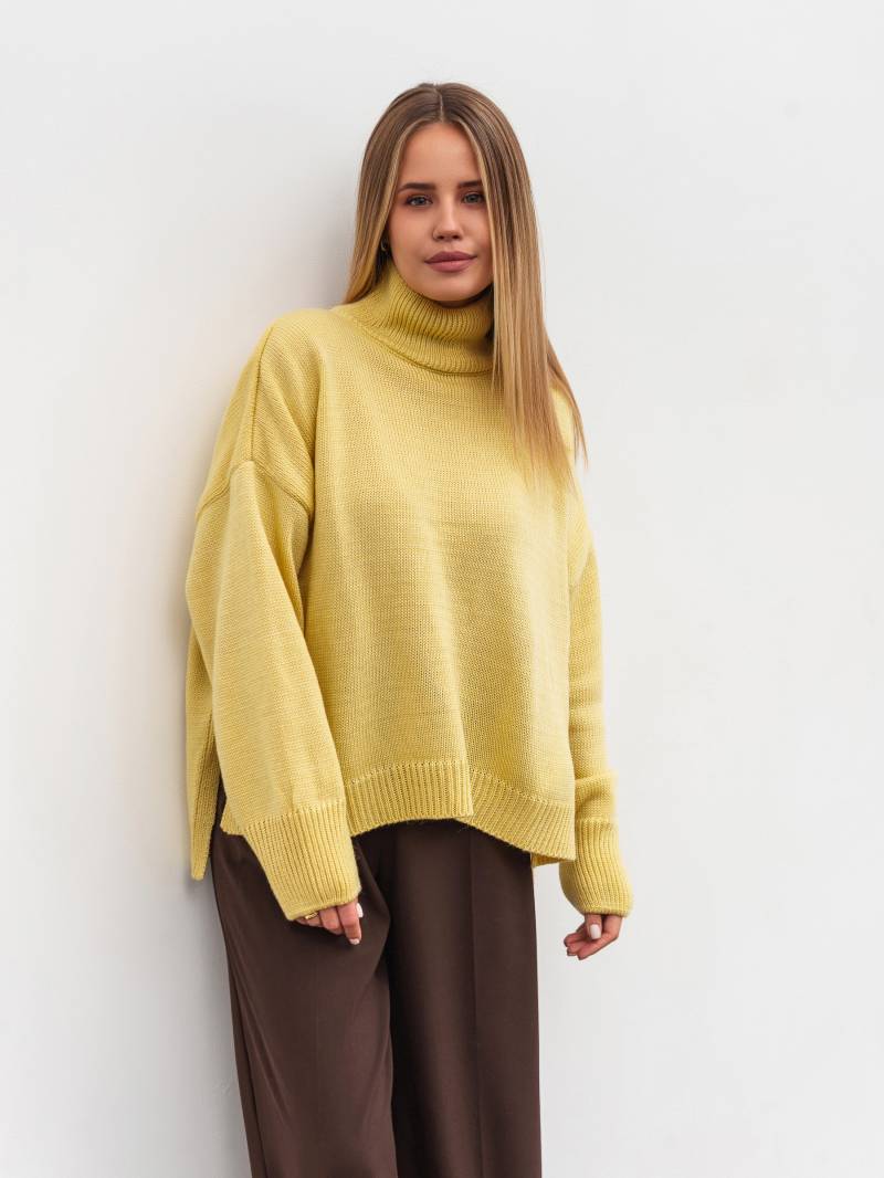 Свитер "Англия" Romashka, Желтый, One size 19759